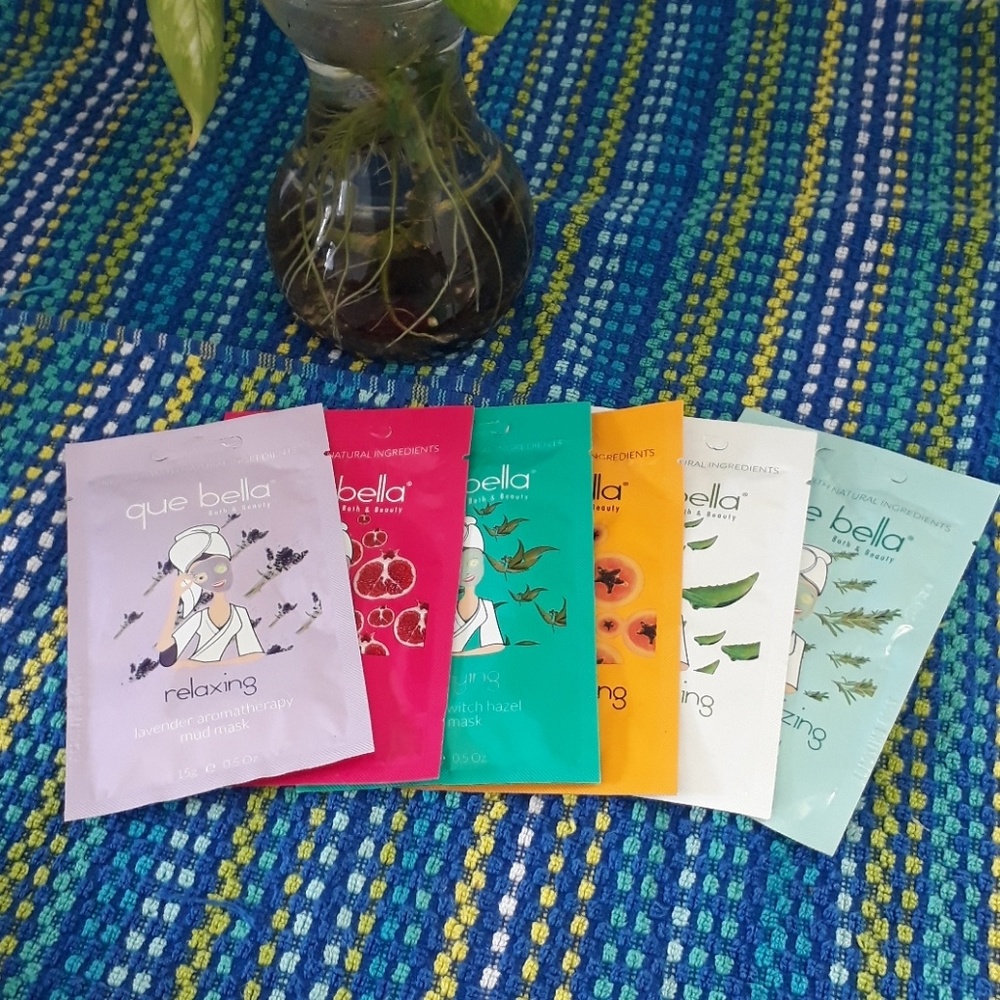 Que Bella Face Mask Pamper Pack - 6ct
